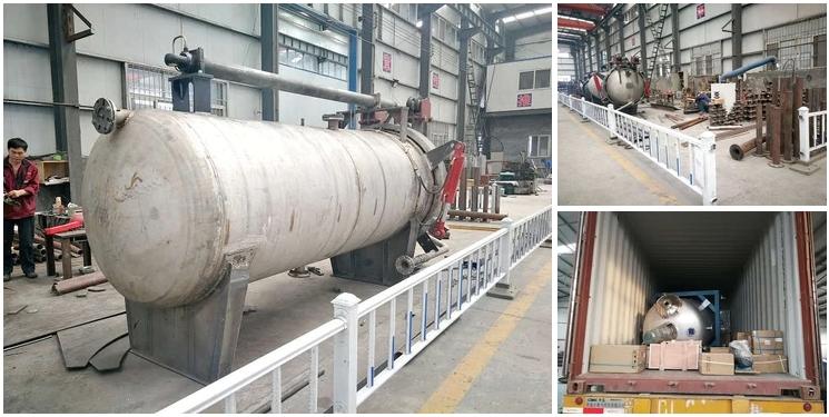 Molten Sulfur Filtration Pressure Leaf Filter factory manufacturing