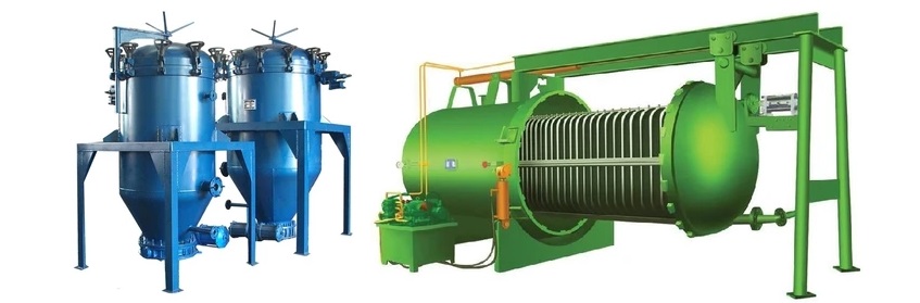 Vertical and Horizontal Type Pressure Leaf Filter